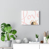 LOVE - Watercolor Friends Canvas Gallery Wraps