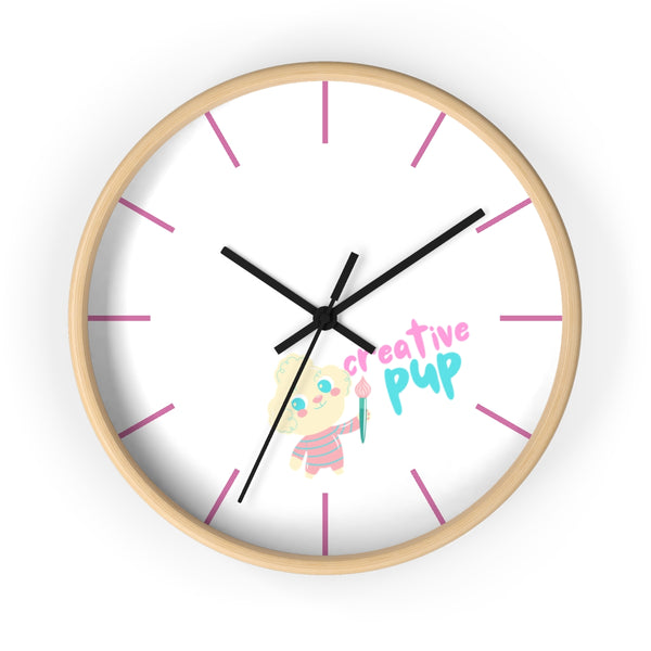 Creative Pup Artistic Flair Wall clock