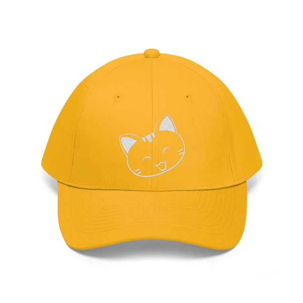 Give Thanks Meow Kitty Unisex Twill Hat