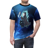 The Cat Knight of Death Unisex AOP Tee