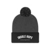 Inhale Hope Exhale Negativity Pom Pom Beanie