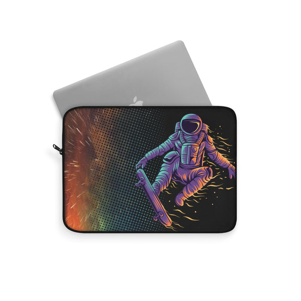 Jumping Over the Nebula Astronaut Laptop Sleeve