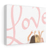 LOVE - Watercolor Friends Canvas Gallery Wraps