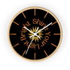 Shine Your Light Bright Astrology Wall Clock
