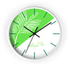 Relax Fresh Leaf Wall Clock