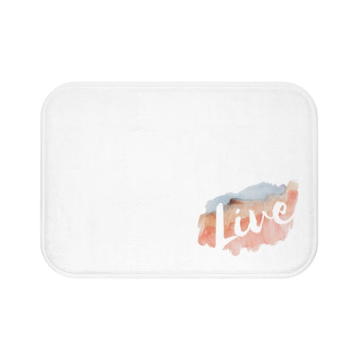 Live Watercolor Bath Mat