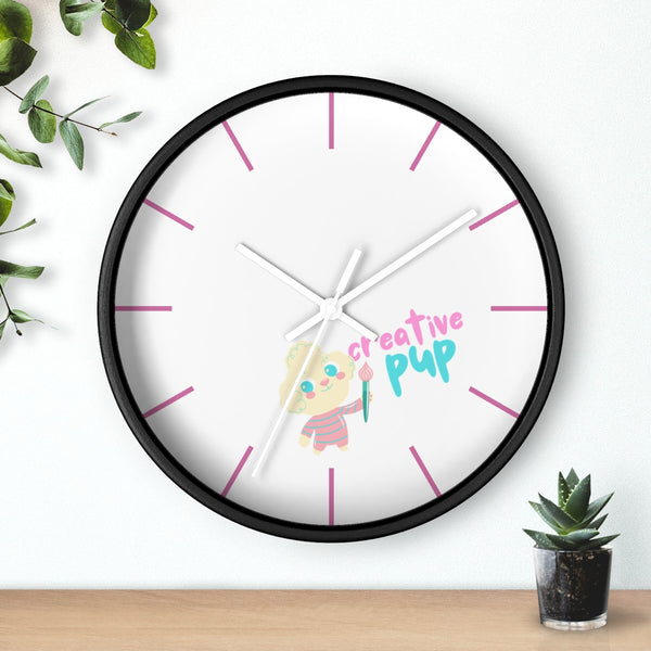Creative Pup Artistic Flair Wall clock