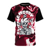 A Little Moody Today Skulls and Blood Unisex AOP Tee