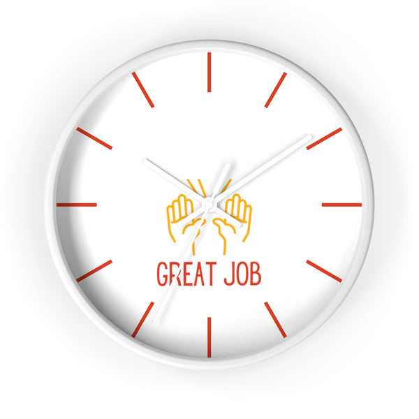 Great Job High Five Wall Clock