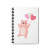 Hug March Bear Spiral Notebook - Ruled Line