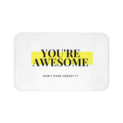 You're Awesome Highlight Bath Mat