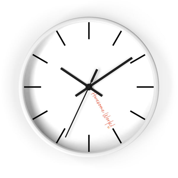 Awesome Work Thumbs Up Wall Clock