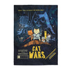 Cat Wars Galaxy Universe Blanket