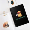 Cute-Cool-Caring Puppy Swag Spiral Notebook - Ruled Line