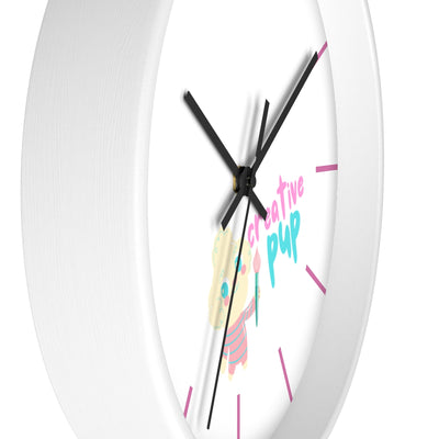 Creative Pup Artistic Flair Wall clock