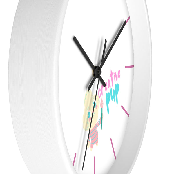 Creative Pup Artistic Flair Wall clock