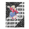 Rocker Girl Kawaii Anime Velveteen Plush Blanket