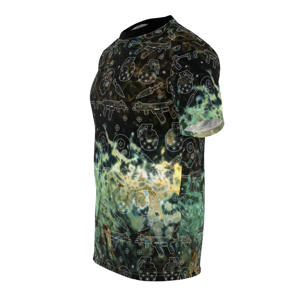 Locked On Target Gunner Gamer Shirt Patterned