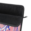 Cute Pink Anime Girl and Cat Laptop Sleeve