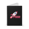 The Universe Awaits Rocket Spiral Notebook - Ruled Line