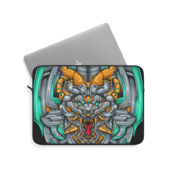 Mecha Dragon Emerald Laptop Sleeve