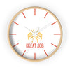 Great Job High Five Wall Clock