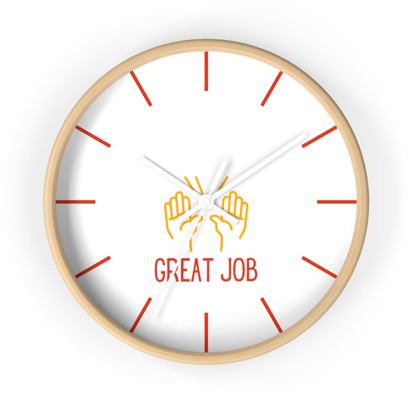 Great Job High Five Wall Clock