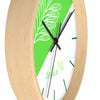 Relax Fresh Leaf Wall Clock