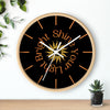 Shine Your Light Bright Astrology Wall Clock