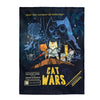 Cat Wars Galaxy Universe Blanket