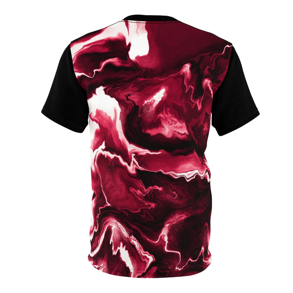 A Little Moody Today Skulls and Blood Unisex AOP Tee