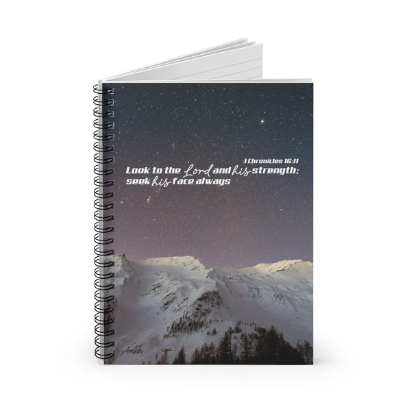 1 Chronicles 16:11 Great Mountains Prayer Journal