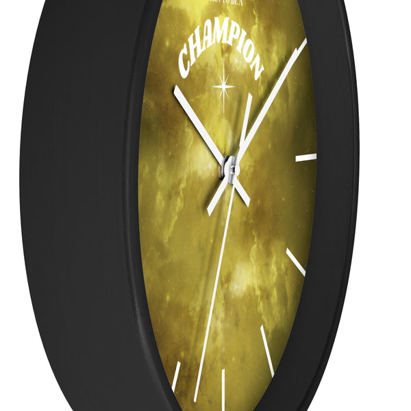 Born to be a Champion Wall Clock