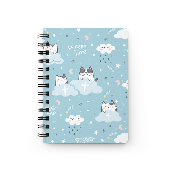 My Little Prayer Book Cat Clouds (Blue)