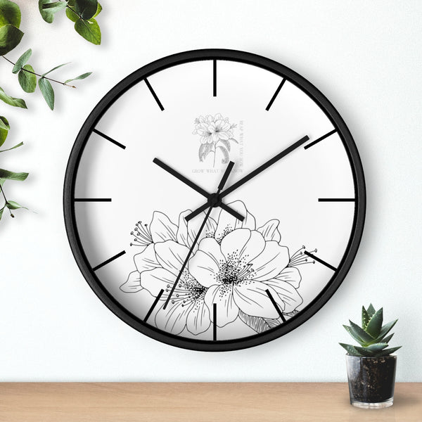 Grow What You Know Reap What You Sow Wall Clock