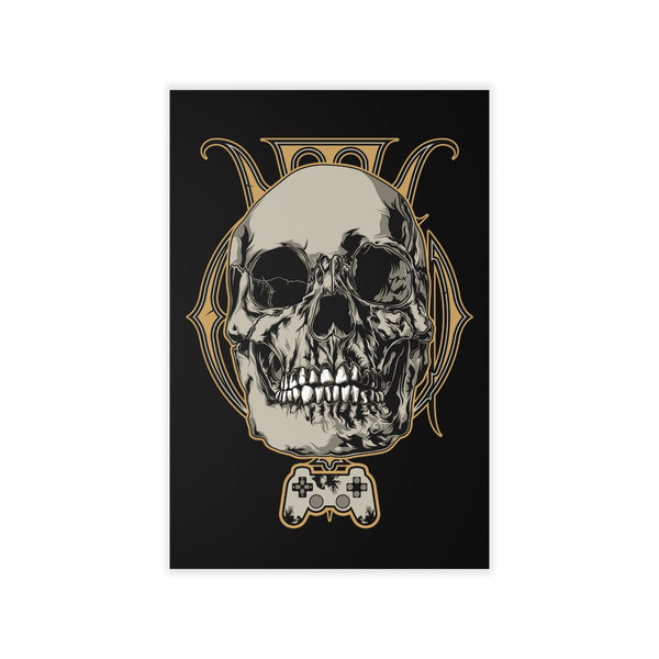Gaming Skull King Removable Wall Decal