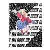 Rocker Girl Kawaii Anime Velveteen Plush Blanket