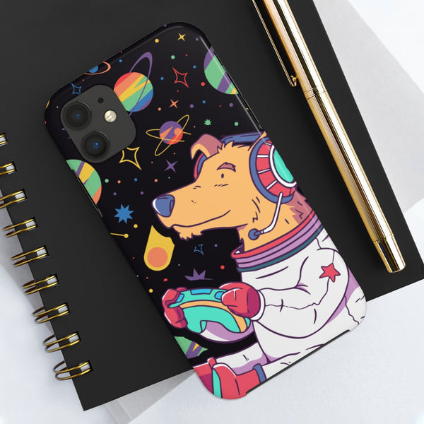 Astronaut Pup Gamer Tough Phone Case