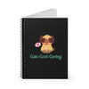 Cute-Cool-Caring Puppy Swag Spiral Notebook - Ruled Line