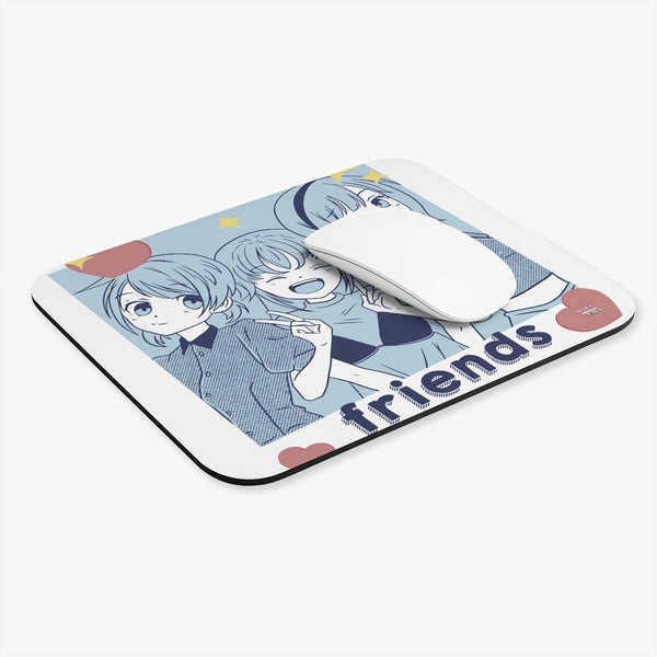 Friends Anime Girls Fun Mouse Pad