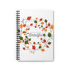 Change Can Be Beautiful Fall Wreath Spiral Notebook - Ruled Line