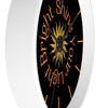 Shine Your Light Bright Astrology Wall Clock
