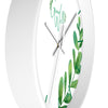 Grow Well Beautiful Sprout Wall Clock