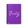 Always Pray Simple Prayer Journal (Purple)