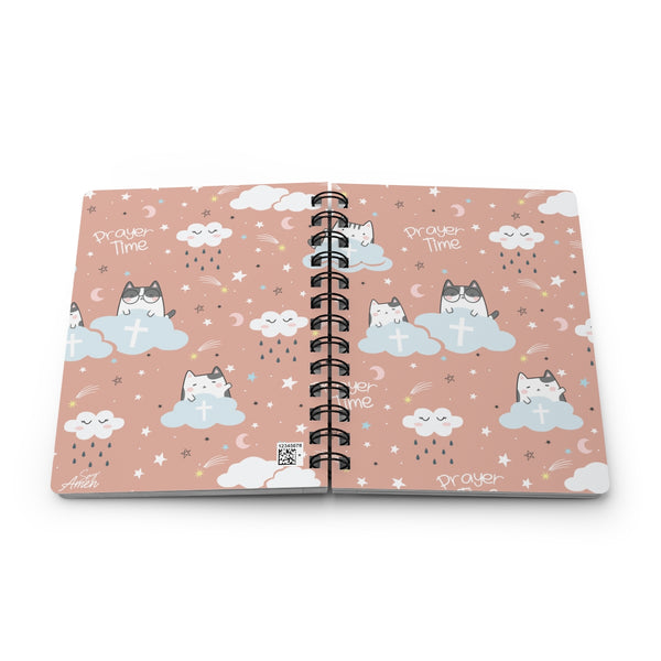 My Little Prayer Book Cat Clouds (Mauve)