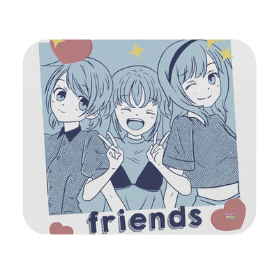Friends Anime Girls Fun Mouse Pad