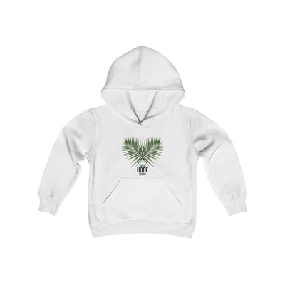 Grow Hope Today Palm Youth Heavy Blend Hooded Sweatshirt