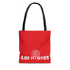 Aim Higher Towards Your Goal Tote Bag