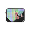 Gunslinger Anime Girl Retro Plaid Laptop Sleeve