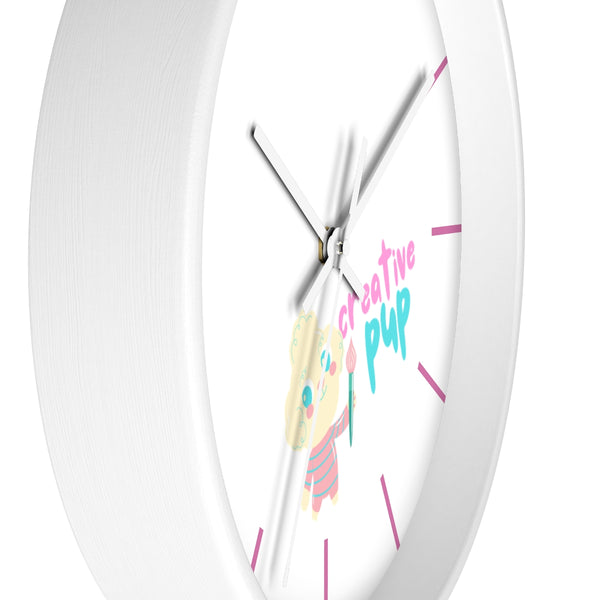 Creative Pup Artistic Flair Wall clock